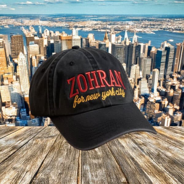 Rank Zohran 2025 Embroidered Campaign Cap, Zohran for New York City Hat