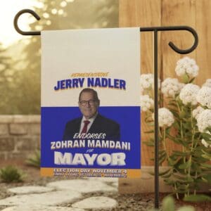 Representative Jerry nadler endorses Zohran Mamdani For Mayor Flag