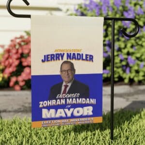Representative Jerry nadler endorses Zohran Mamdani For Mayor Flag