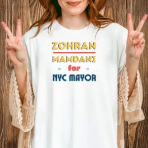Retro Democratic Socialist Election Tee, Zohran Mamdani for NYC Mayor Shirt