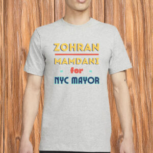 Retro Democratic Socialist Election Tee, Zohran Mamdani for NYC Mayor Shirt