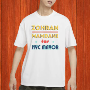 Retro Democratic Socialist Election Tee, Zohran Mamdani for NYC Mayor Shirt