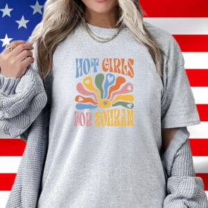 Retro Floral Zohran Mamdani NYC Campaign Tee, Hot Girls for Zohran Shirt
