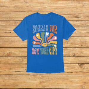 Retro Groovy 2025 NYC Campaign Tee, Zohran For New York City Shirt