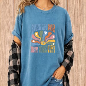 Retro Groovy 2025 NYC Campaign Tee, Zohran For New York City Shirt