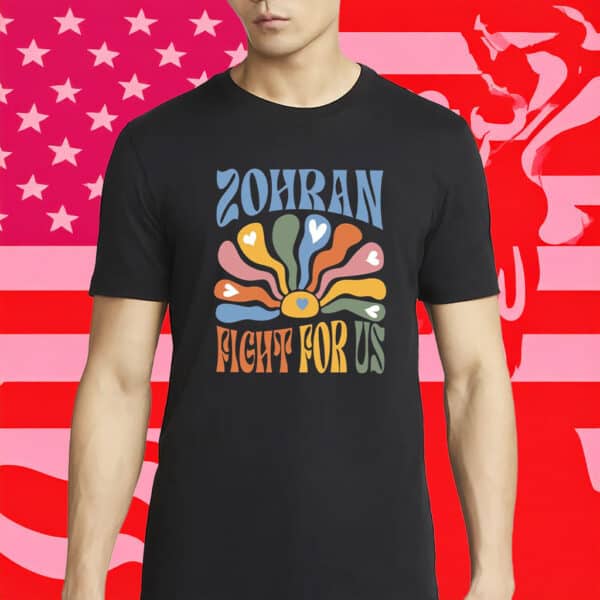 Retro Love & Justice 2025 Campaign Tee, Zohran Fight For Us Shirt