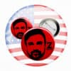 Stencil Zohran Mamdani New York City Mayor NYC 2025 Button – Iconic Campaign Pin