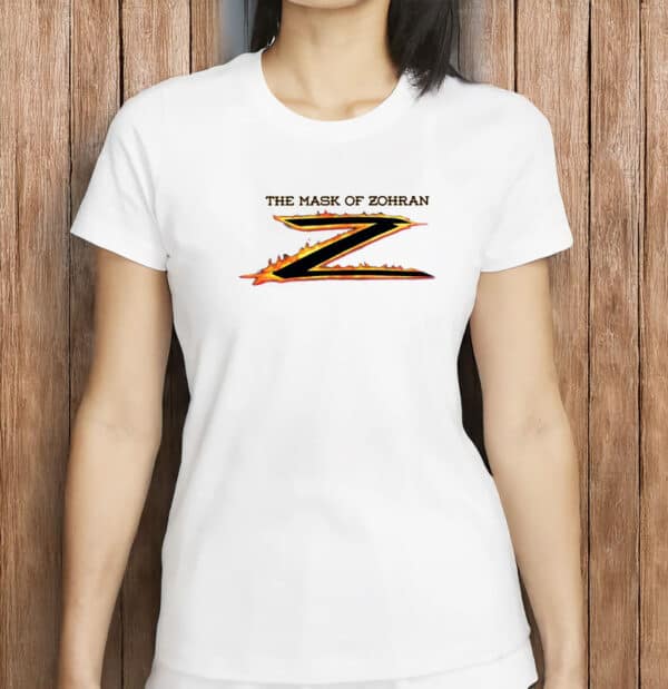The Mask of Zohran T-Shirt – Zorro-Inspired Political Parody T-Shirt