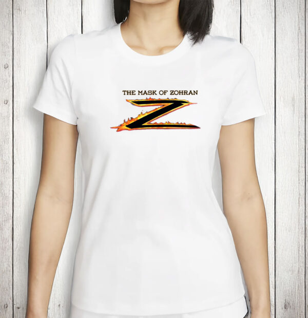 The Mask of Zohran T-Shirt – Zorro-Inspired Political Parody T-Shirt