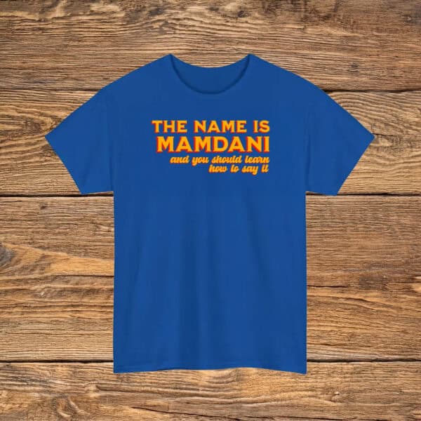 The Name Is Mamdani T-Shirt – Zohran for NYC Tee, Zohran Mamdani Supporter Shirt
