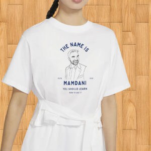 The Name is Mamdani T-Shirt – Zohran Mamdani Comfort Colors Unisex Tee, NYC Mayor Election Shirt