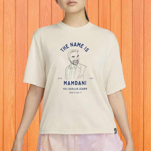 The Name is Mamdani T-Shirt – Zohran Mamdani Comfort Colors Unisex Tee, NYC Mayor Election Shirt