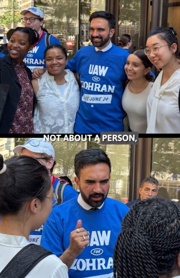 UAW For Zohran T-Shirt