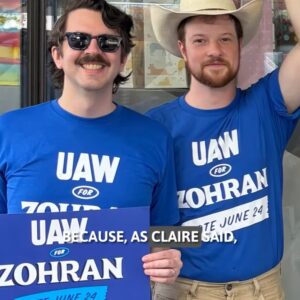 UAW For Zohran T-Shirt