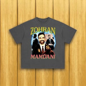Vintage Bootleg Hip-Hop Style NYC Mayor 2025 Tee, Zohran Mamdani T-Shirt