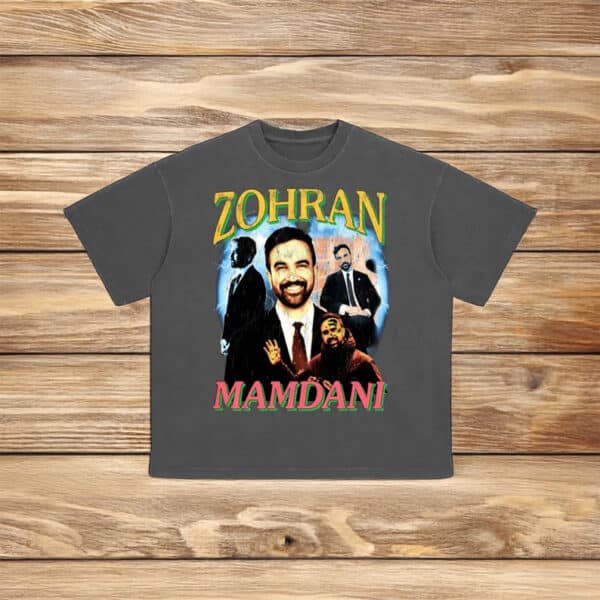 Vintage Bootleg Hip-Hop Style NYC Mayor 2025 Tee, Zohran Mamdani T-Shirt