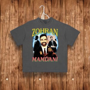 Vintage Bootleg Hip-Hop Style NYC Mayor 2025 Tee, Zohran Mamdani T-Shirt
