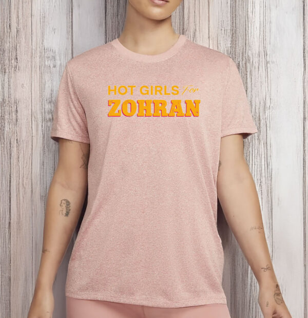 Vintage Style NYC Mayor 2025 Political Tee-Hot Girls for Zohran T-Shirt