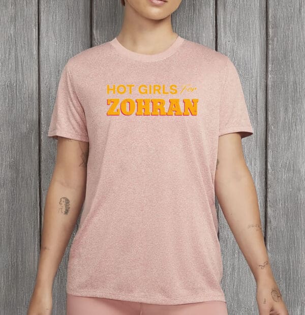 Vintage Style NYC Mayor 2025 Political Tee-Hot Girls for Zohran T-Shirt