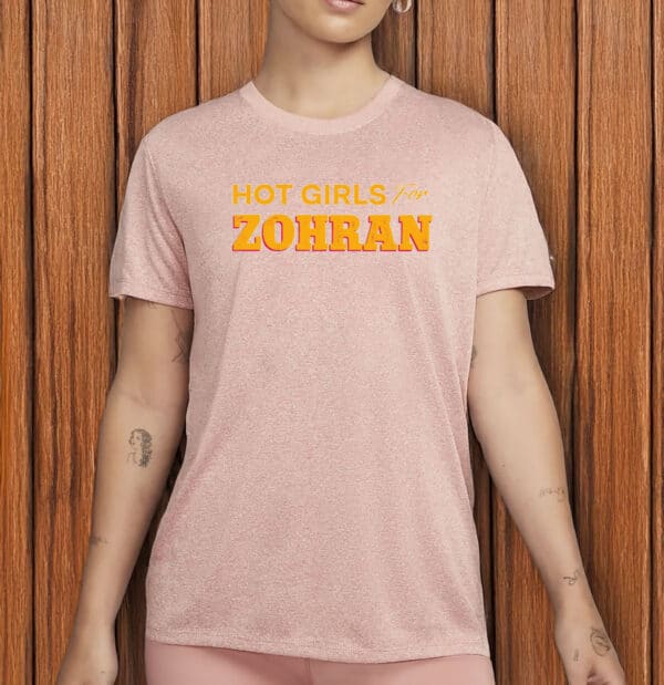 Vintage Style NYC Mayor 2025 Political Tee-Hot Girls for Zohran T-Shirt