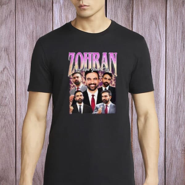 Vintage Style Political Tee, Funny Retro Campaign Merch, Zohran for New York City Shirt