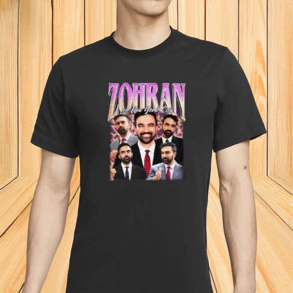 Vintage Style Political Tee, Funny Retro Campaign Merch, Zohran for New York City Shirt