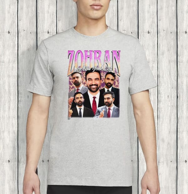Vintage Style Political Tee, Zohran for New York City T-Shirt