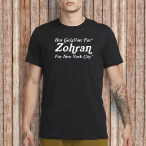 Vintage Style Political Tee for NYC 2025-Hot Girls Vote for Zohran T-Shirt