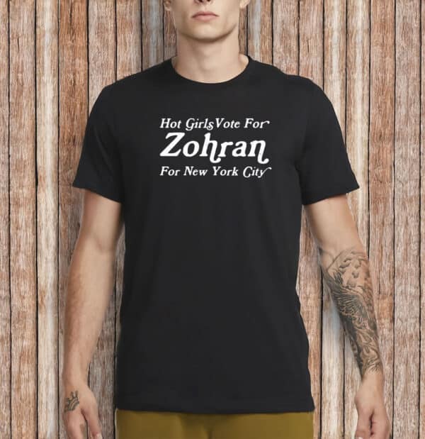 Vintage Style Political Tee for NYC 2025-Hot Girls Vote for Zohran T-Shirt
