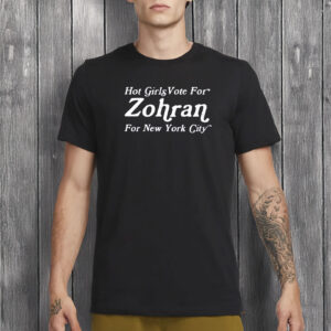 Vintage Style Political Tee for NYC 2025-Hot Girls Vote for Zohran T-Shirt