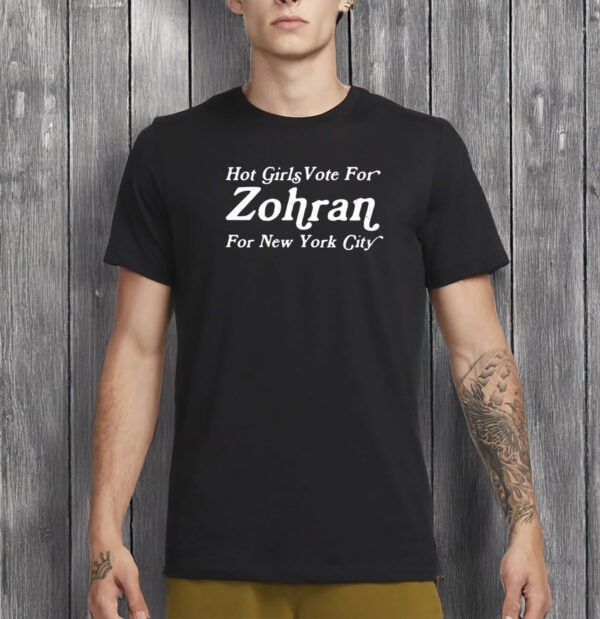 Vintage Style Political Tee for NYC 2025-Hot Girls Vote for Zohran T-Shirt