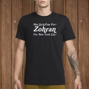 Vintage Style Political Tee for NYC 2025-Hot Girls Vote for Zohran T-Shirt