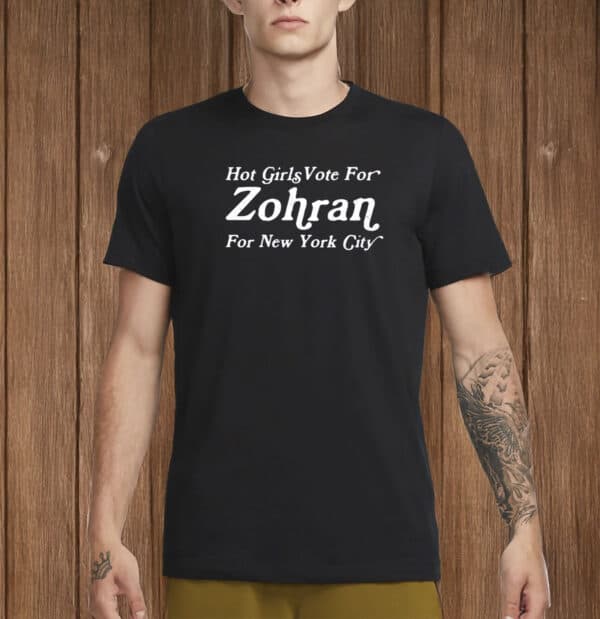 Vintage Style Political Tee for NYC 2025-Hot Girls Vote for Zohran T-Shirt