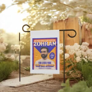 Vote June 24-Zohran Mamdani for NYC Mayor 2025 Flag