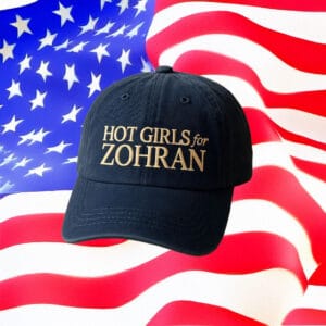 Vote NYC Style Cap - Feminist Aesthetic Election Gift, Hot Girls for Zohran Embroidered Political Hat