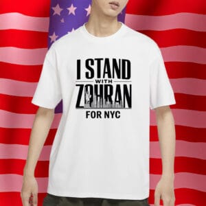 Vote Zohran Mamdani for Mayor 2025 Campaign Tee, I Stand With Zohran for NYC Shirt