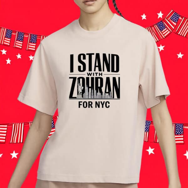 Vote Zohran Mamdani for Mayor 2025 Campaign Tee, I Stand With Zohran for NYC Shirt
