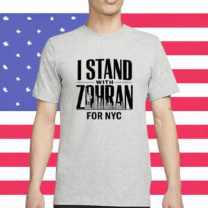 Vote Zohran Mamdani for Mayor 2025 Campaign Tee, I Stand With Zohran for NYC Shirt