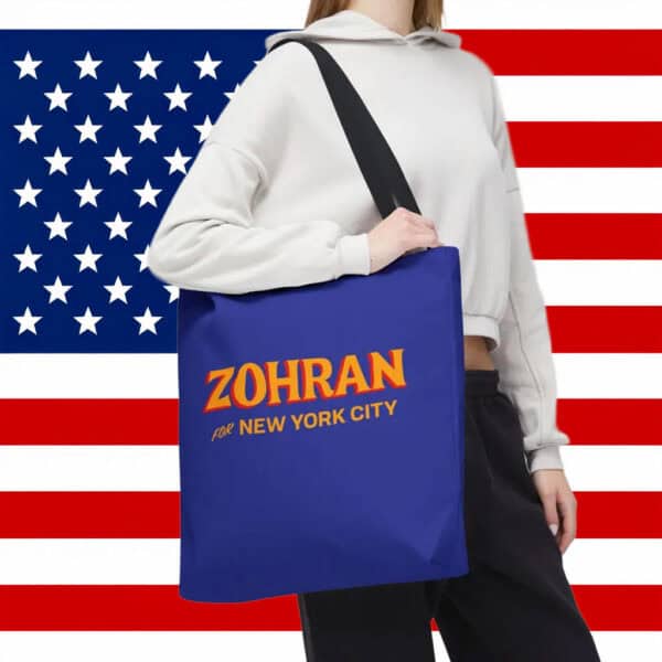 Vote Zohran Mamdani for Mayor - Progressive Democrat Campaign Gift, Zohran Tote Bag
