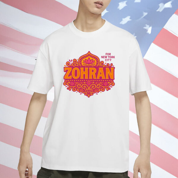 Vote Zohran Mamdani for Mayor, Zohran for New York City T-Shirt