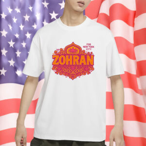 Vote Zohran Mamdani for Mayor, Zohran for New York City T-Shirt