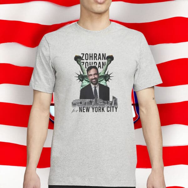 Vote Zohran, Rank Zohran, Progressive Democrats Tee, Zohran for Mayor of New York T-Shirt