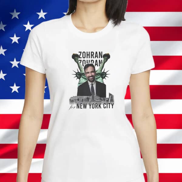 Vote Zohran, Rank Zohran, Progressive Democrats Tee, Zohran for Mayor of New York T-Shirt
