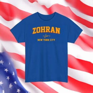 Vote Zohran, Rank Zohran, Progressive Democrats Tee, Zohran for New York City T-Shirt