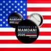 Vote for Zohran Pin – New York 2025 Campaign Button