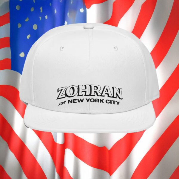 White Embroidered Dad Cap, NYC Mayor 2025, Zohran for New York City Hat