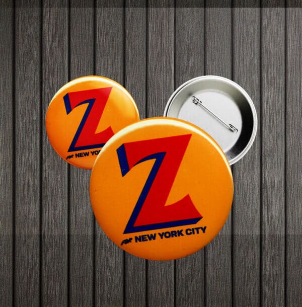 Z Gold Zohran Mamdani New York City Mayor NYC 2025 Pin