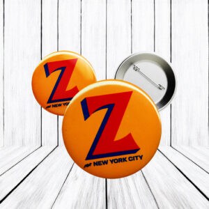 Z Gold Zohran Mamdani New York City Mayor NYC 2025 Pin