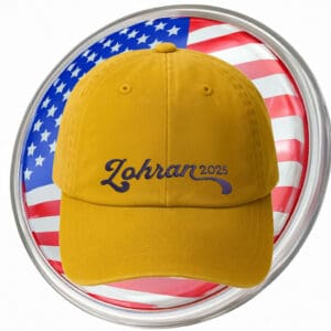 Zohran 2025 Hat – Embroidered Yellow Campaign Cap, Progressive NYC Mayor Election Hat