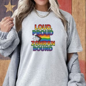 Zohran For Mayor LGBTQ+ Pride Shirt – Loud, Proud, Zohran Bound Tee